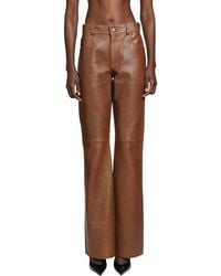Haikure - Flora Silky Leather Trousers - Lyst