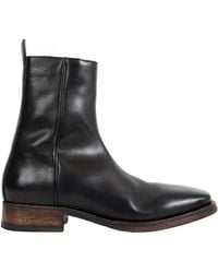 Acne Studios - Leather Ankle Boots - Lyst