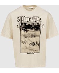 Homme Vêtements T-shirts T-shirts à manches courtes T-shirt en coton à imprimé graphique Coton Honor The Gift pour homme en coloris Vert 
