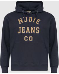 Nudie Jeans Fanke Nudie Hoodie - Blue