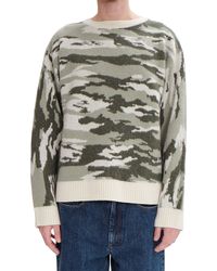 A.P.C. - A. P.c. Men's Lionel Sweater Size: Large In Khaki - Lyst