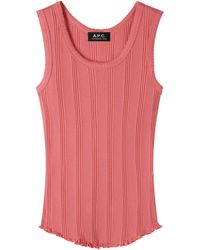 A.P.C. - Lolita Tank Top - Lyst