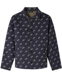A.P.C. - A. P.c. Lenny Jacket Mens Xs Navy Blue - Lyst