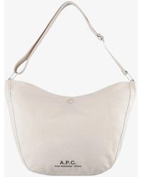 A.P.C. - A. P.c. Journal Satchel One Size Beige - Lyst