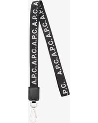 A.P.C. - A. P.c. Jacquard Neck Strap One Size Black - Lyst