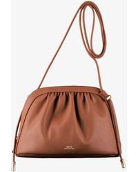 A.P.C. - A. P.c. Women's Ninon Drawstring Bag One Size In Hazelnut - Lyst