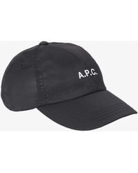 A.P.C. - A. P.c. Men's Charlie Baseball Cap Size: 54 In Black - Lyst