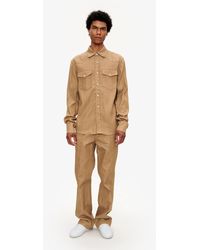 A.P.C. - A. P.c. Men's Western Shirt Size: Extra Small In Chestnut - Lyst