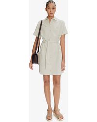 A.P.C. - A. P.c. New Drew Courte Dress 38 Off White - Lyst