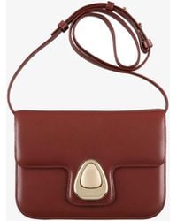 A.P.C. - A. P.c. Women's Astra Small Bag One Size In Wine - Lyst