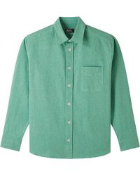 A.P.C. - Aston Overshirt - Lyst