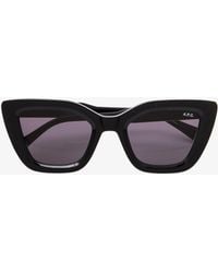 A.P.C. - A. P.c. Les Papillons Sunglasses One Size Black - Lyst
