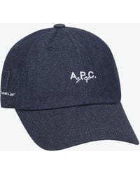 A.P.C. - A. P.c. Men's Jack Golf Cap Size: Small In Indigo - Lyst
