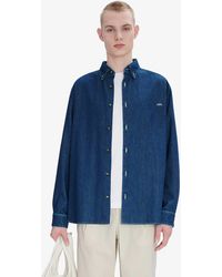A.P.C. - Mathias Logo Shirt - Lyst
