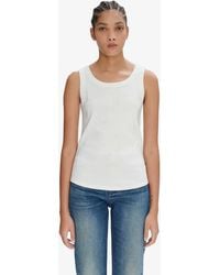A.P.C. - A. P.c. Agathe Tank Top Xs White - Lyst