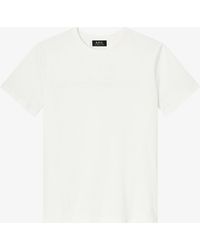 A.P.C. - A. P.c. Men's Printemps 26 T-shirt Size: Extra Small In Off White - Lyst