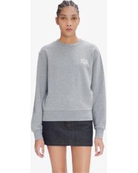 A.P.C. - A. P.c. Boxy Rue Madame Sweatshirt Xs Heather Gray - Lyst
