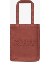 A.P.C. - A. P.C. Lou Tote Bag One Size Gac - Lyst