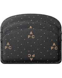 A.P.C. - A. P.c. Demi-lune Cardholder One Size Black - Lyst