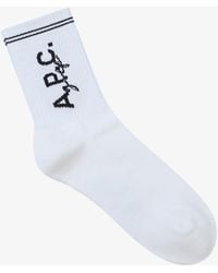 A.P.C. - White/black - Lyst