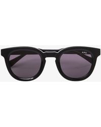 A.P.C. - A. P.c. Les Lou Sunglasses One Size Black - Lyst