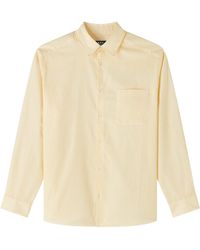 A.P.C. - A. P.c. Malo Shirt M Yellow - Lyst