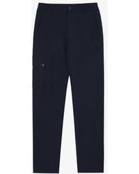A.P.C. - A. P.c. Brooks Trousers S Navy Blue - Lyst