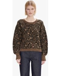 A.P.C. - A. P.c. Women's Selena Sweater Size: Extra Small In Chestnut Brown - Lyst