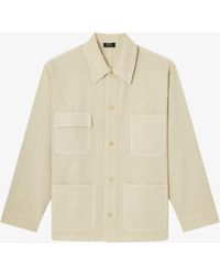 A.P.C. - A. P.c. Loone Sizee-fit Overshirt-jacket Xl Sand Yellow - Lyst