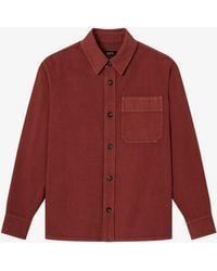 A.P.C. - A. P.C. Basile Logo Overshirt Gac - Lyst