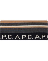 A.P.C. - A. P.c. Mountain Headband (unisex) Size: S1 In Heather Charcoal Gray - Lyst
