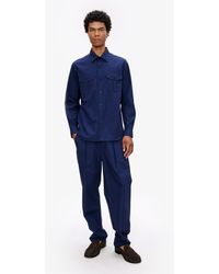 A.P.C. - A. P.c. Renato Pants 44 Navy Blue - Lyst