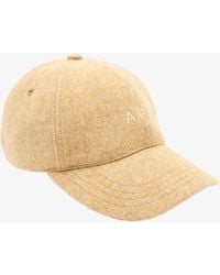 A.P.C. - A. P.c. Men's Charlie Baseball Cap Size: 54 In Beige - Lyst