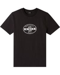 A.P.C. - Knize T-Shirt - Lyst