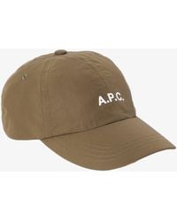 A.P.C. - A. P.c. Charlie Baseball Cap 54 Khaki Green - Lyst