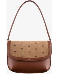 A.P.C. - A. P.c. Women's Sarah Shoulder Bag One Size In Hazelnut - Lyst