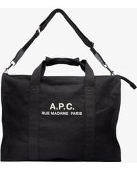 A.P.C. - A. P.c. Recuperation Gym Weekender Bag One Size Black - Lyst