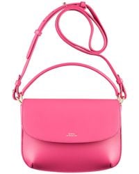A.P.C. - A. P.c. Sarah Shoulder Mini Bag One Size Fuchsia - Lyst