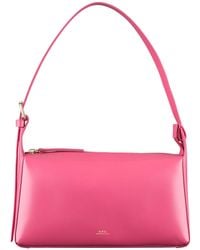 A.P.C. - A. P.c. Virginie Shoulder Bag One Size Fuchsia - Lyst