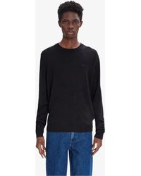 A.P.C. - Matt Logo Sweater Xs Black - Lyst