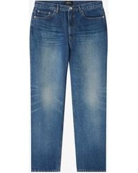 A.P.C. - A. P.c. Men's Martin Jeans Size: 27 In Stonewashed Indigo - Lyst