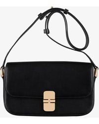 A.P.C. - Grace Shoulder Bag Hazelnut Hazelnut - Lyst