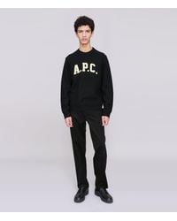 A.P.C. - A. P.c. Men's Jay Sweater Size: Extra Small In Black - Lyst