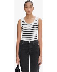 A.P.C. - A. P.c. Léonie Tank Top L Ecru - Lyst