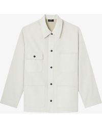 A.P.C. - A. P.c. Loone Sizee-fit Overshirt-jacket Xs Off White - Lyst