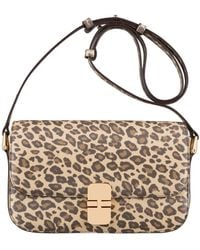 A.P.C. - A. P.c. Women's Grace Shoulder Bag One Size In Leopard Print - Lyst