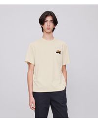 A.P.C. - A. P.c. Men's 70's H T-shirt Size: Extra Small In Ecru - Lyst