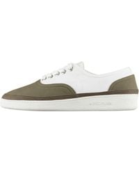 A.P.C. - A. P.c. Plain Simple Sneakers Us W9 Khaki White - Lyst