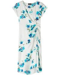 A.P.C. - A. P.c. Juniper Dress 34 Off White - Lyst