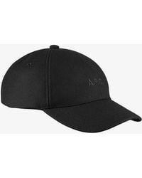 A.P.C. - A. P.c. Men's Charlie Baseball Cap Size: 54 In Black - Lyst